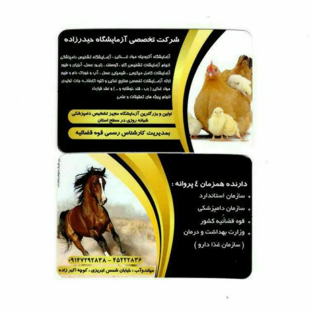 آزمایشگاه دامپزشکی حیدرزاده میاندوآب