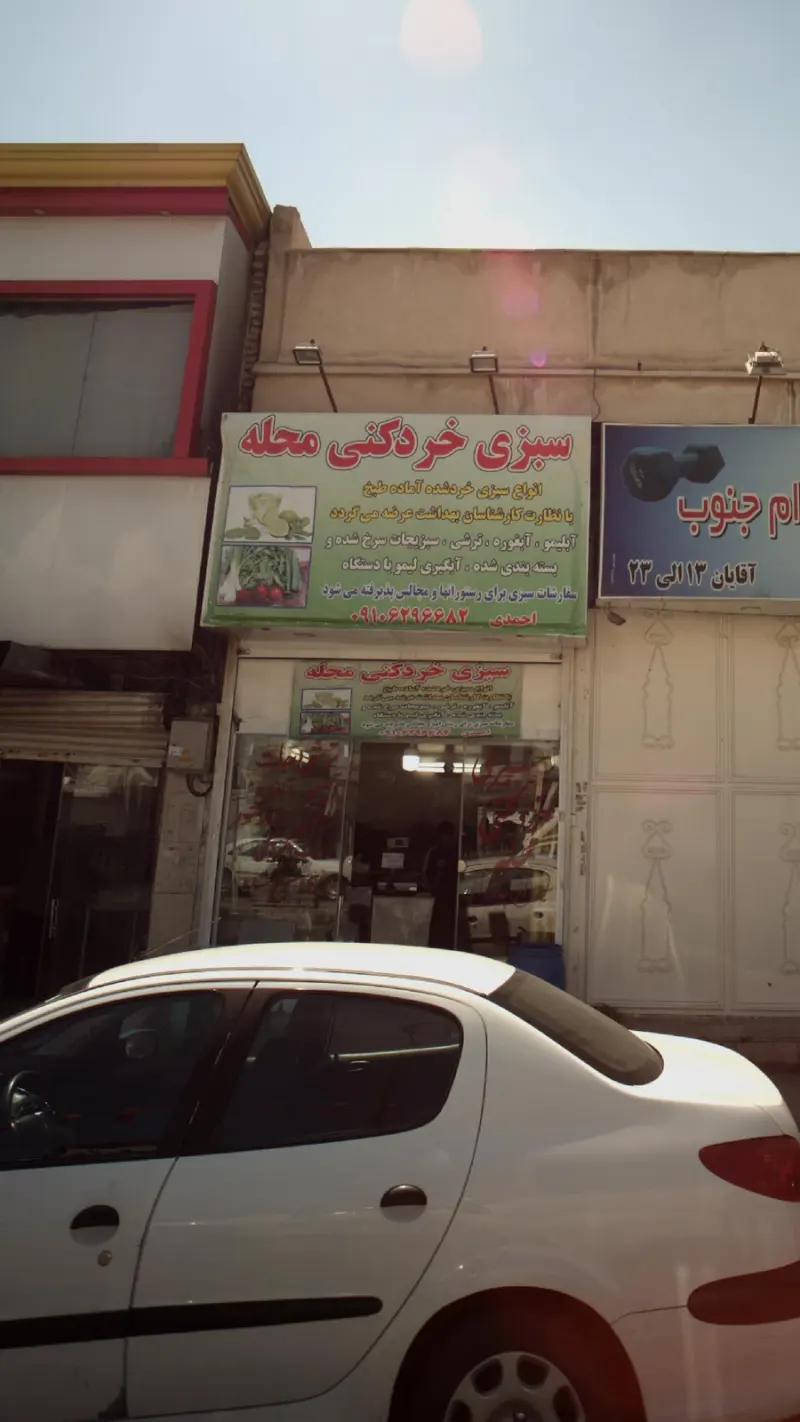 سبزی خرد کنی محله