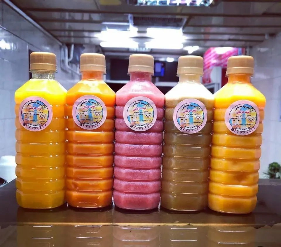 آبمیوه بستنی توت فرنگی