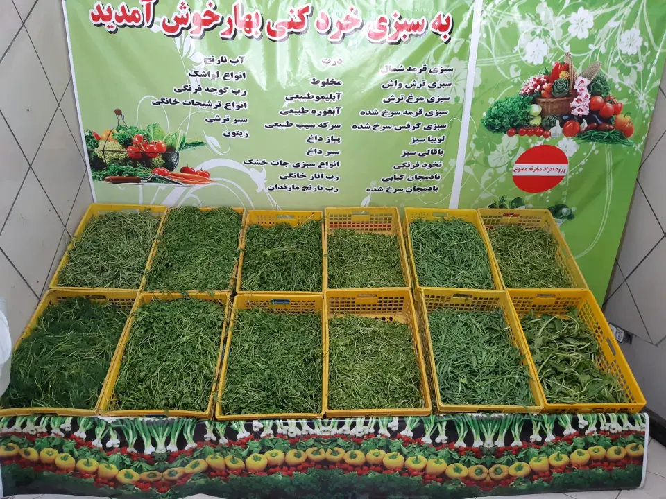 سبزی خوردکنی بهار