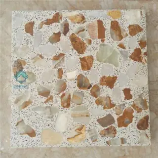 خرید موزاییک حضرتی نمره هفت 7 (درشت) سنگ مرمر و سفید