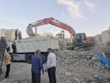 تخریب و خاکبرداری گروه پیمانکاری غلامی در شمال تهران