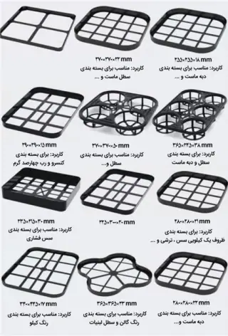 تولید کفی پلاستیکی ، زیر شرینگی و سینی پلاستیکی