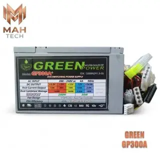 پاور کامپیوتر گرین مدل GP380A (قدرت واقعی 380 وات)