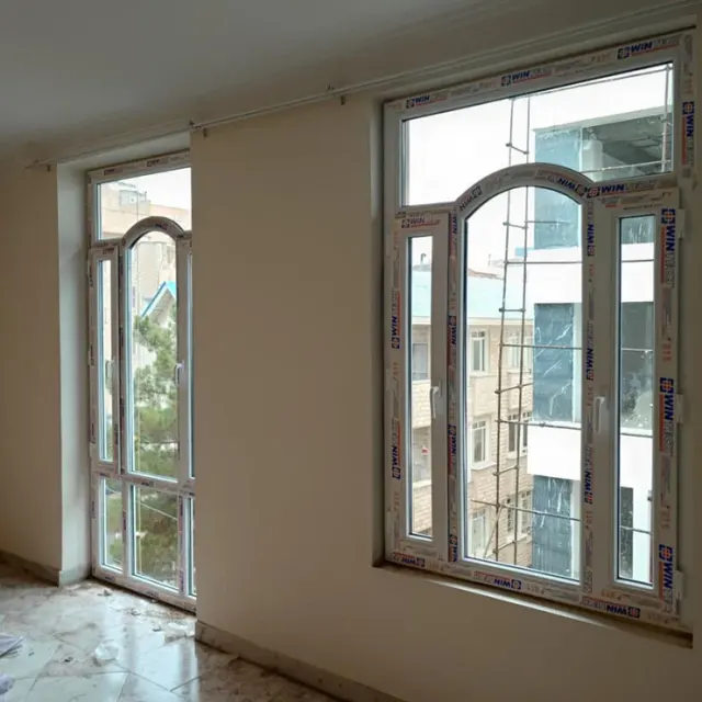 ساخت و تولید پنجره دو جداره upvc پاس وین