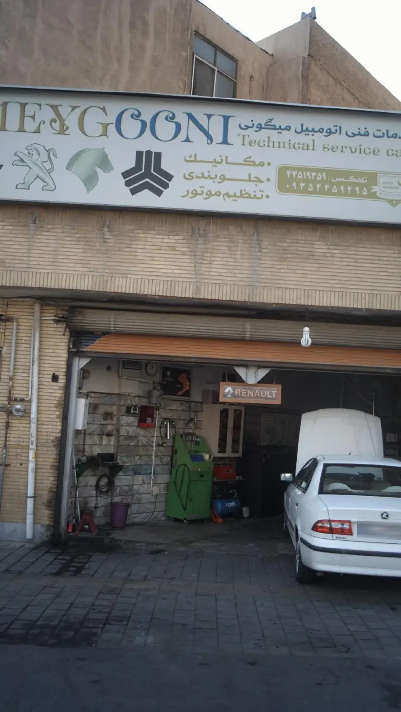 خدمات فنی اتومبیل میگونی