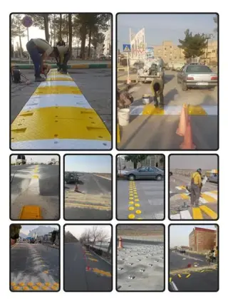 فروش تجهیزات ترافیکی و سرعت گیر پارکینگ در اصفهان