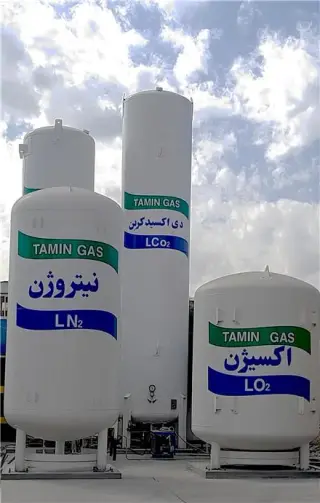 شارژ گاز آرگون اکسیژن میکس نیتروژن , co2