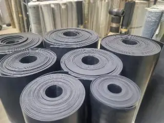 ورق لاستیکی ، ورق ضدسایش ، ضدروغن NBR ، SBR ، لاستیک سیلیکون ، منجیددار ، ورق پلی استر ، ورق نخ دار