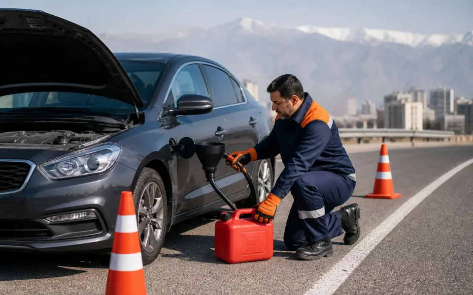 امداد خودرو و باتری در پاسداران تهران