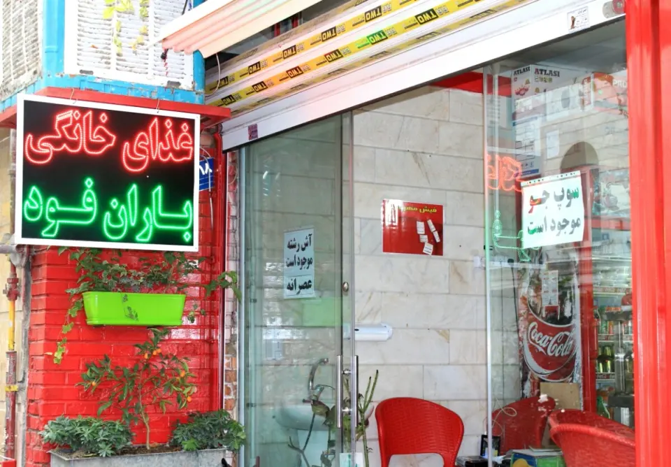 تهیه غذای خونگی باران