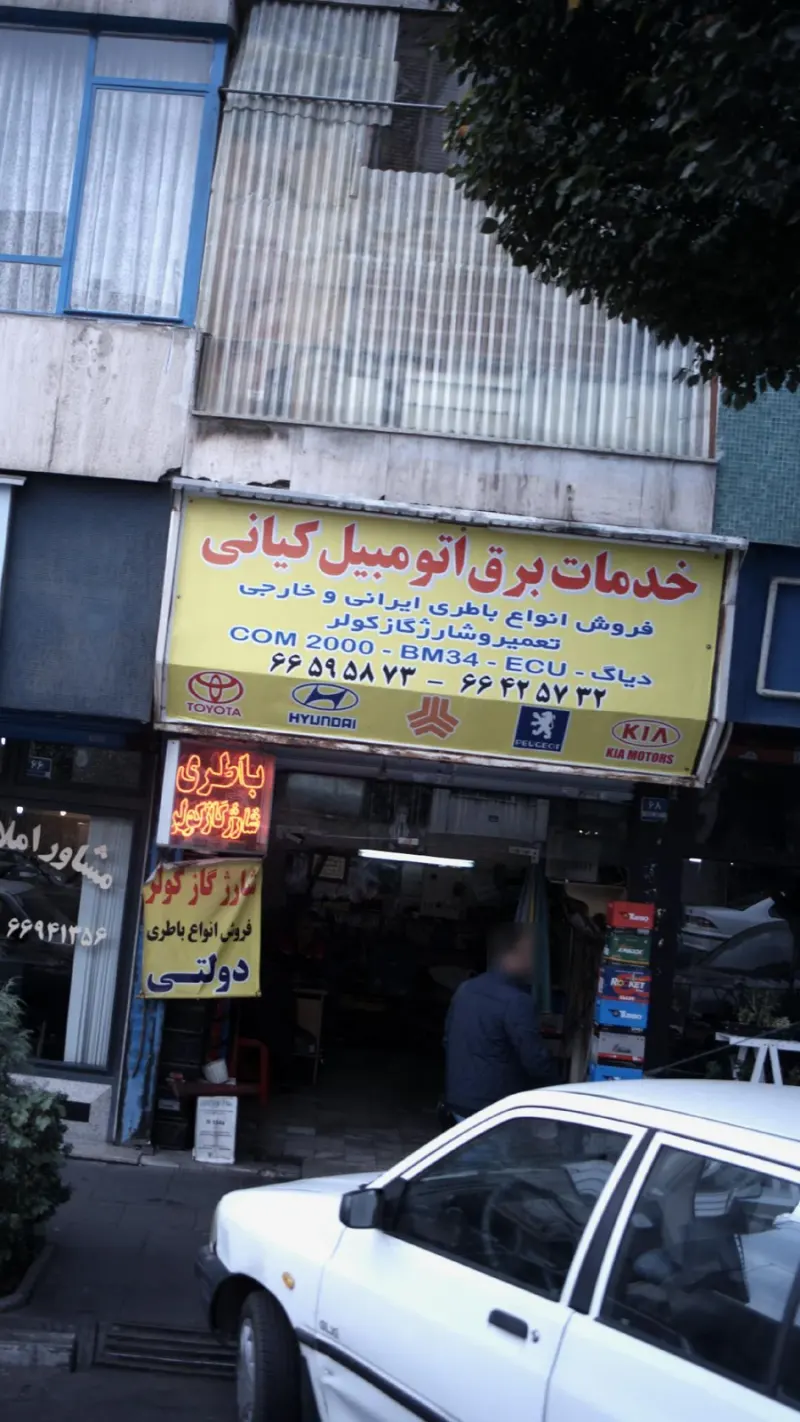 خدمات برق اتومبیل کیانی