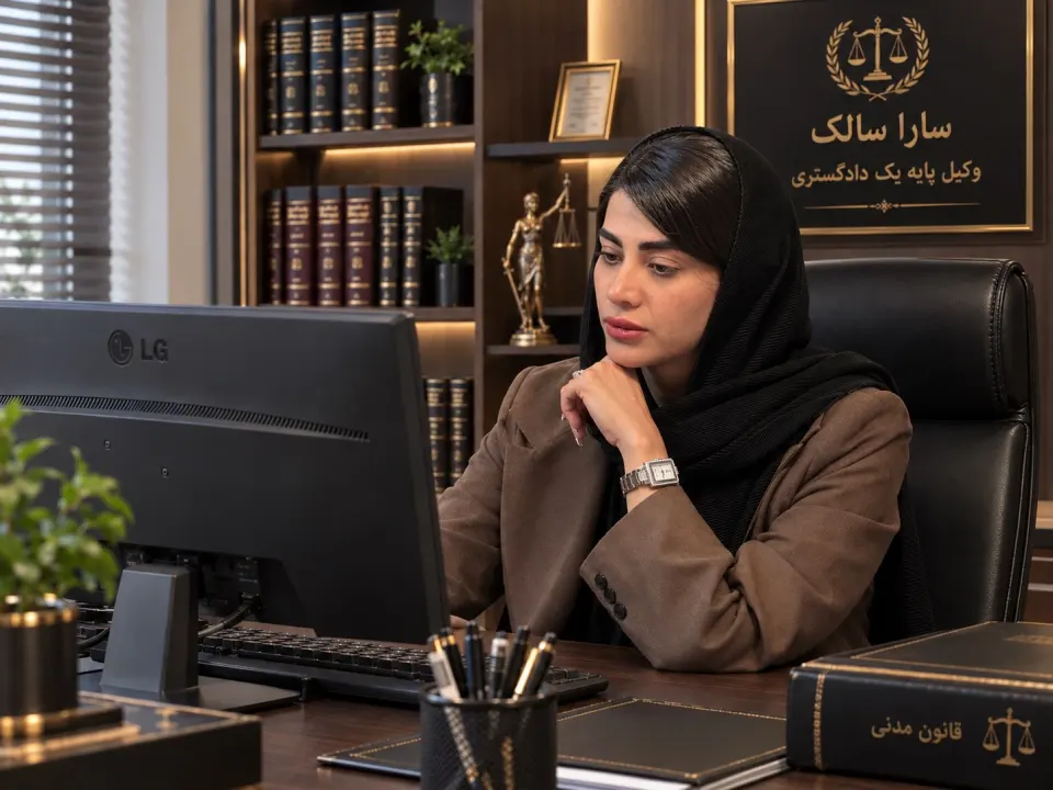 وکیل پایه یک دادگستری سارا سالک شهرضا