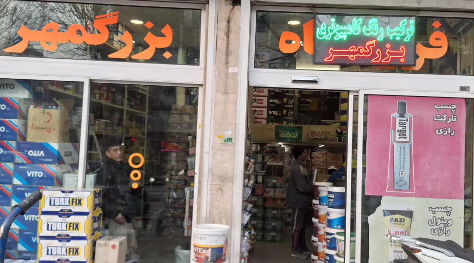فروشگاه رنگ بزرگمهر