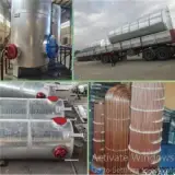 ساخت تانکر ذخیره آب و سوخت سیمین مبدل در شمس آباد تهران