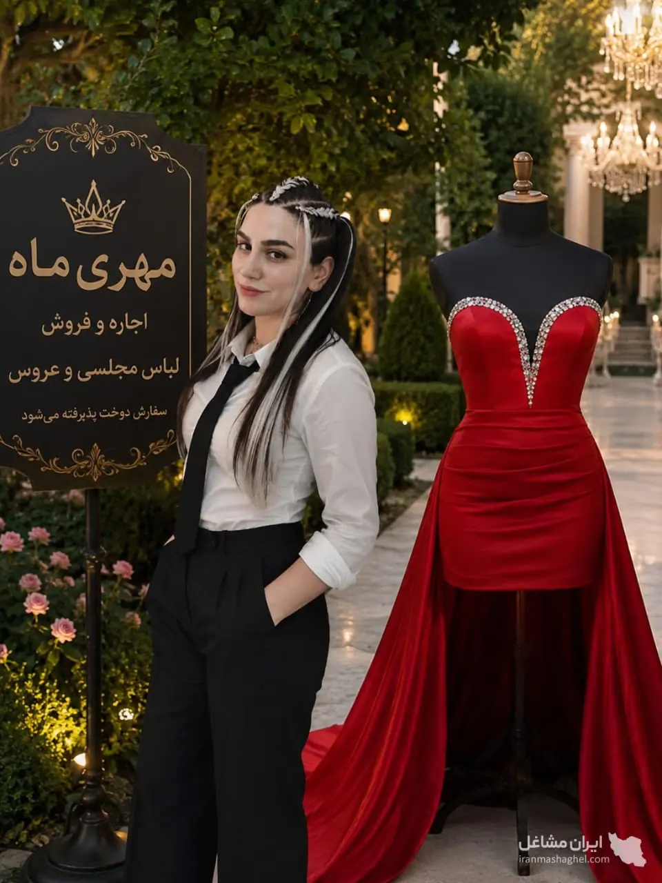 آموزشگاه تخصصی خیاطی طراحی دوخت لباس مجلسی مهری ماه در فریدونکنار