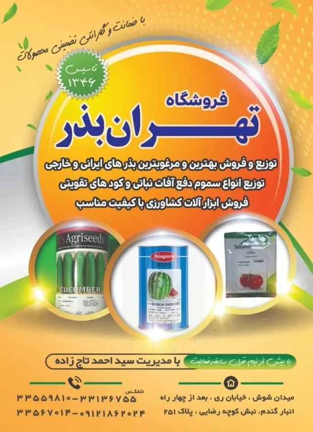 تهران بذر