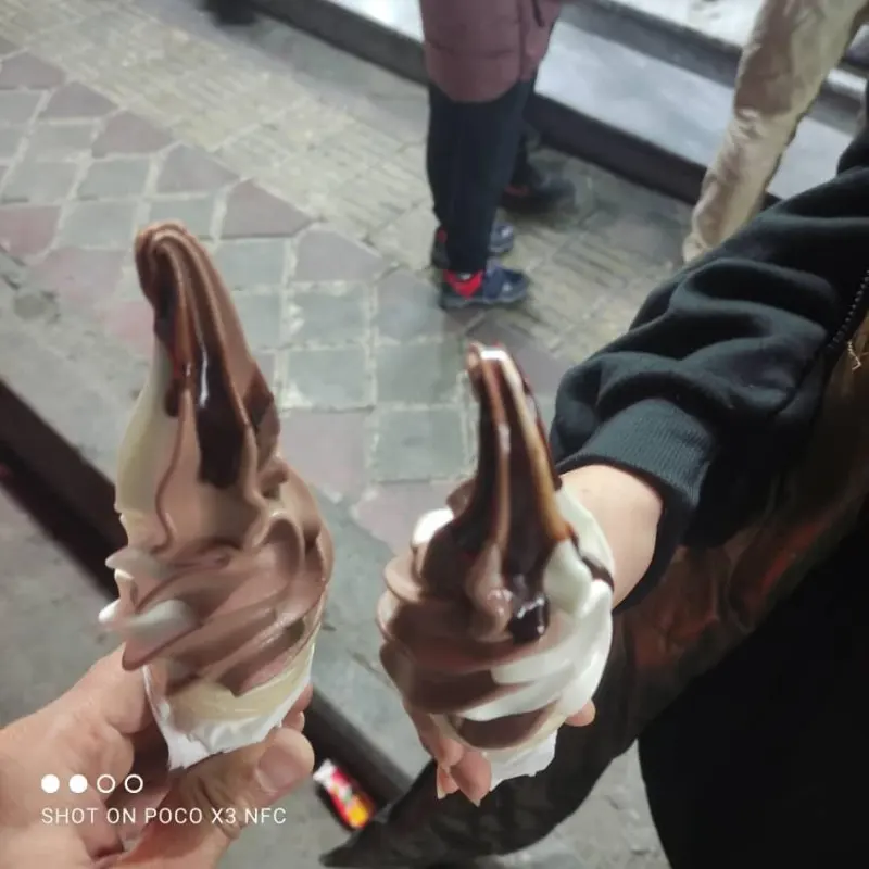 ابمیوه بستنی سیب سبز