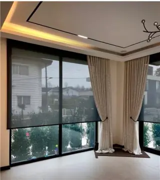 پرده با نوار پرده ودوخت رایگان