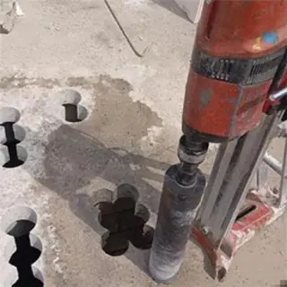 کرگیری، کورگیری، برش بتن، کردبر