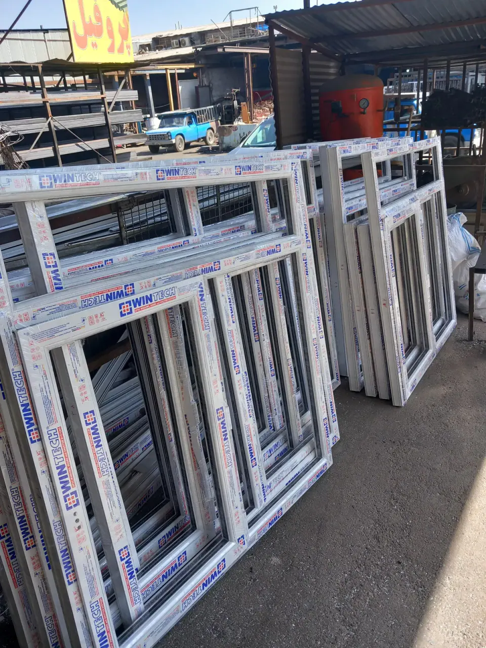 تولید پنجره دو جداره UPVC گنجی