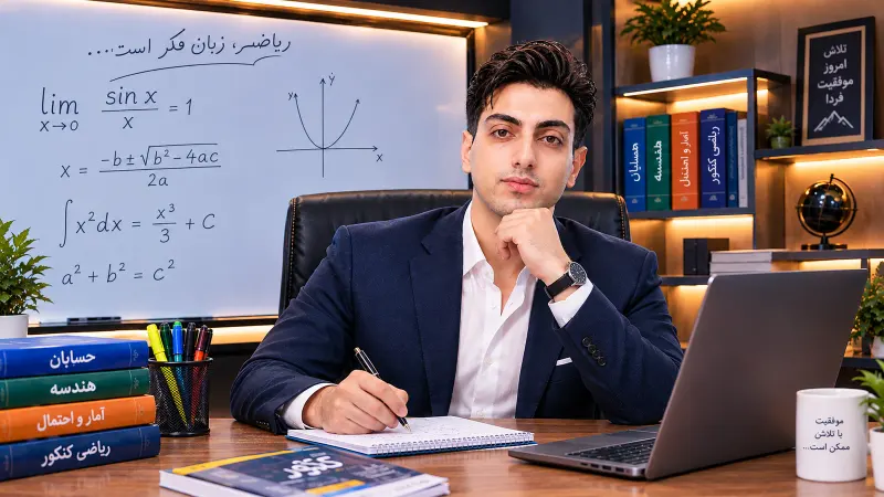 تدریس مفهومی ریاضی و فیزیک امیر احمدی در ساری