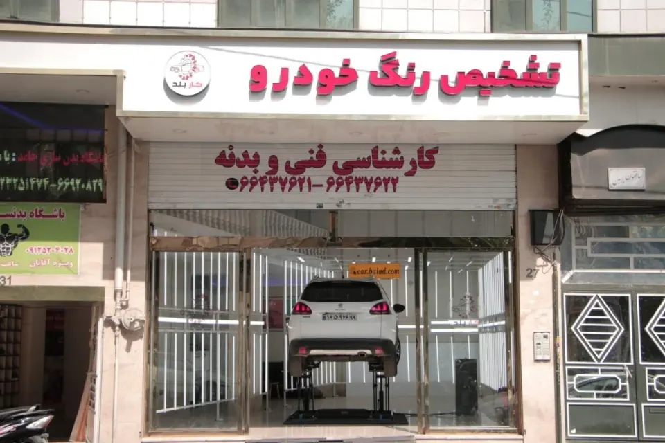 تشخیص رنگ خودرو کار بلد