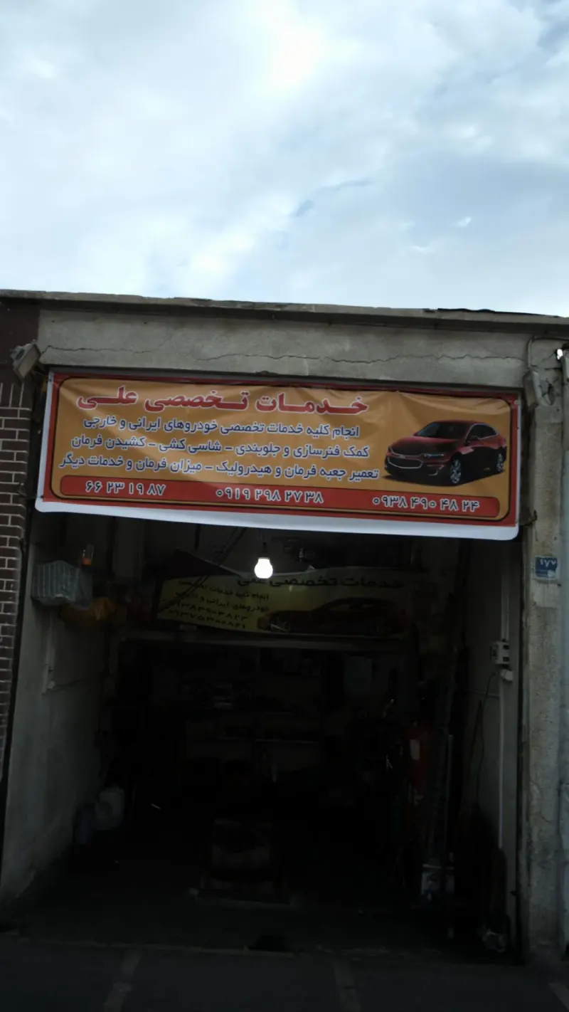 خدمات تخصصی علی