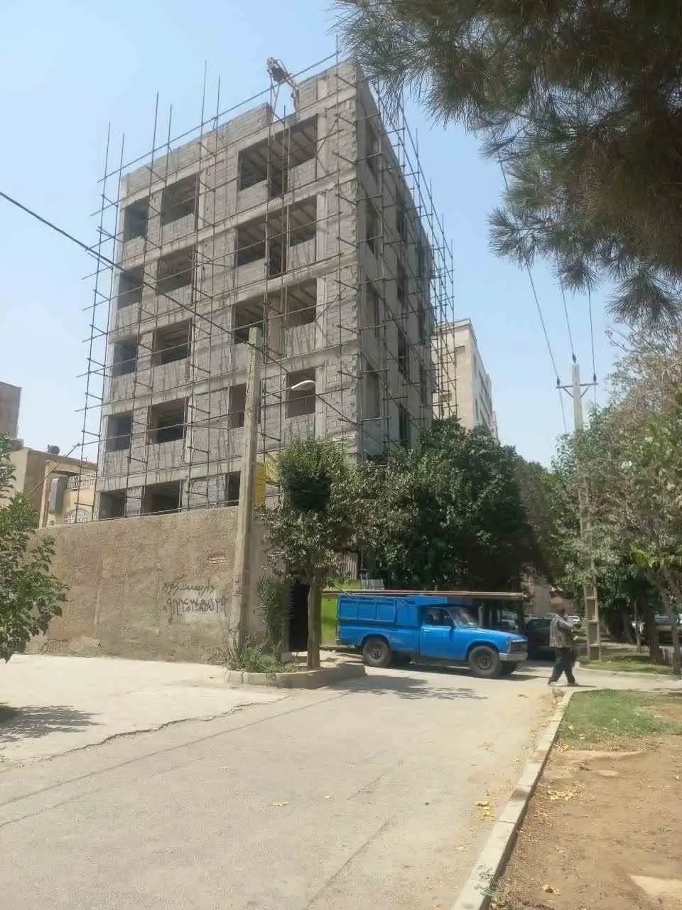 داربست فلزی پوریا نصب نماساختمان زیربتن