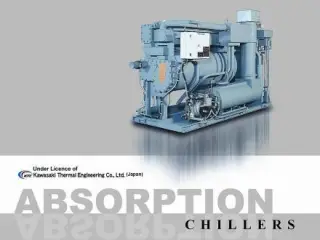 چیلر جذبی دواثره تحت لیسانس KAWASAKI Thermal Engineerig