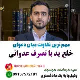سید مرتضی موسوی وکیل پایه یک دادگستری