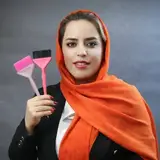 خاطره کیانی| رنگ مو|کراتین واحیا|آموزش|شهرکرد
