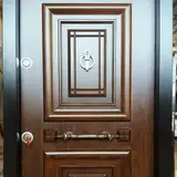 درب ضد سرقت متال چوب