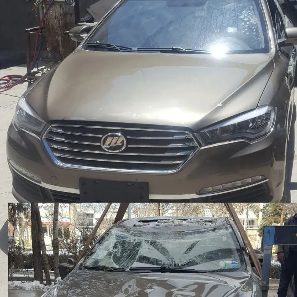 صافکاری اگزوز سازی نقاشی فیروزه