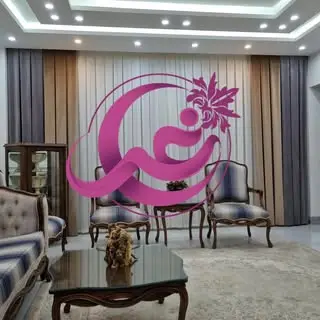 پرده ساغر/ تزئینات داخلی ساختمان ساغر/نجف آباد