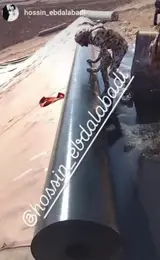 نصب ورق استخر کشاورزی(ورق ژئوممبران)