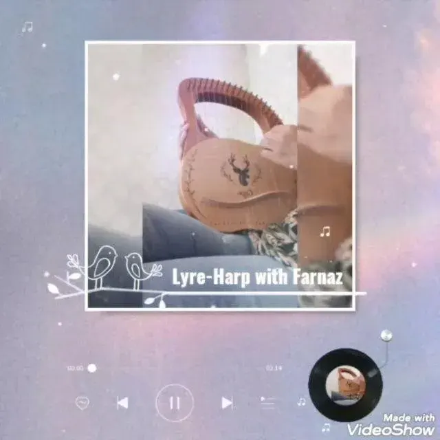 آموزش ساز چنگ رومی Lyre-Harp
