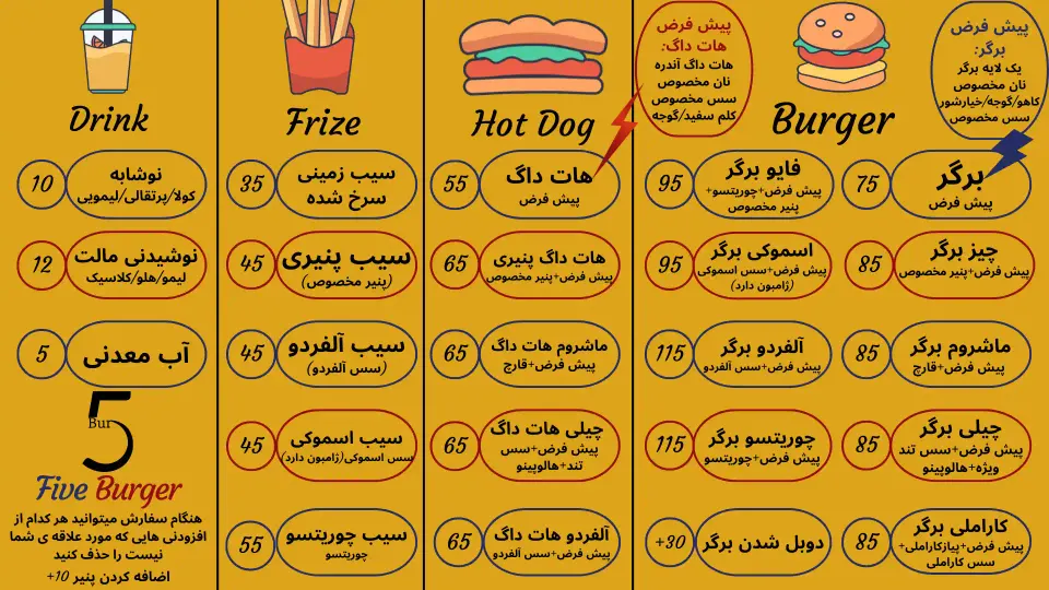 فایو برگر