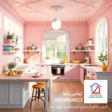 اجرای انواع صفحات کابینت کورین و کوارتز