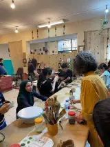 کارگاه آموزش سفالگری کانون قدس