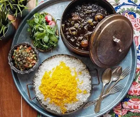سبزی سرخ شده شهریار