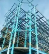اسکلت فلزی ساختمان