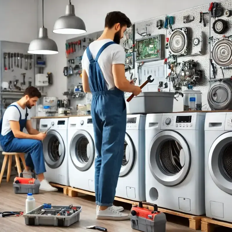تعمیرات تخصصی انواع ماشین لباسشویی