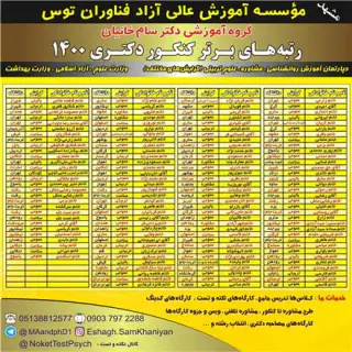 کلاس آنلاین کنکور ارشد روانشناسی کلاس دکتری مشاوره