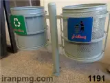 سطل زباله دو قلو