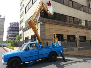 اجاره جرثقیل نیسان (اجاره بالابر لجور نیسان جرثقیل دار)