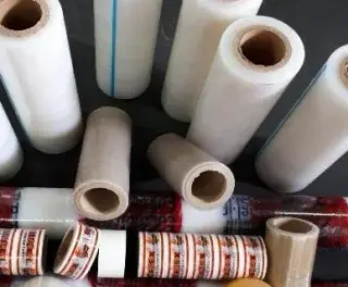 تولید سلفون و نایلون پشت چسبدار چسب پهن