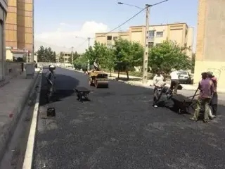 آسفالت کاری تراشه آسفالت در کرج شهریار ملارد