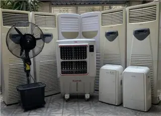اجاره کولر گازی اجاره پنکه مهپاش کرایه کولر