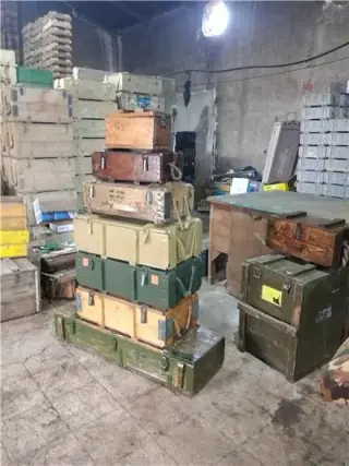 جعبه مهمات چوبی